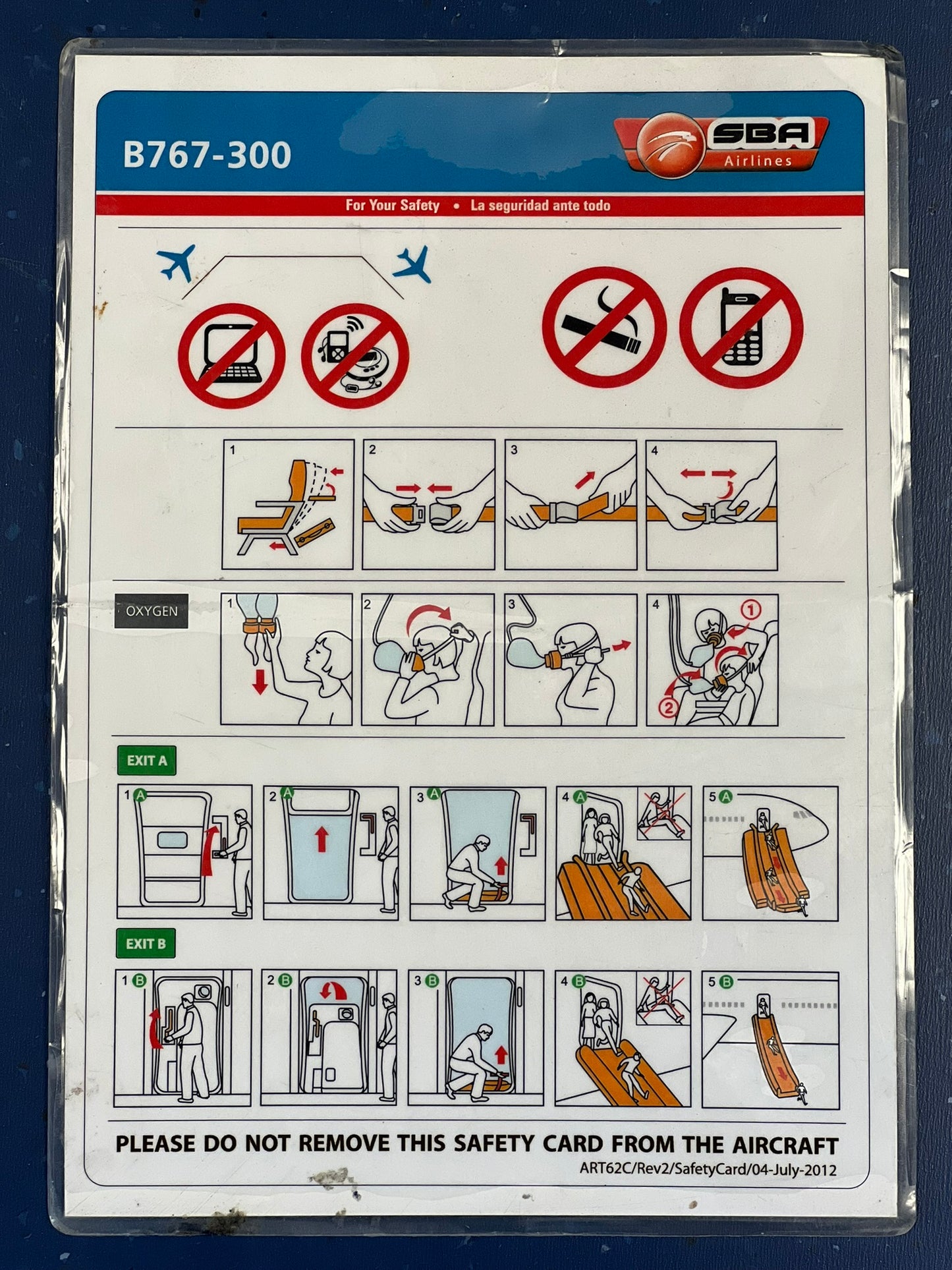 SBA Airlines Safety Guide From a B767-300